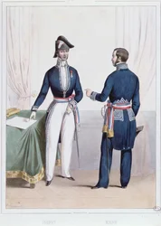 Französischer Präfekt und Bürgermeister während der Periode (1830-47) der Julimonarchie in Frankreich
